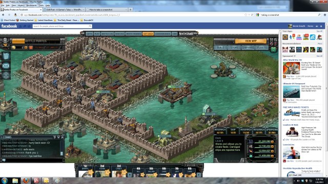 Upgrading and defending your base is an important part of Battle Pirates.