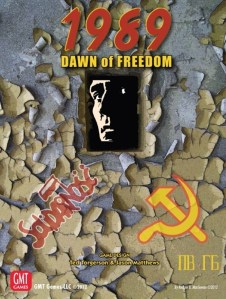 1989: Year of Freedom uses the same system as Twilight Struggle.  The topic is just as fascinating as the Communist player tries to stay in power, while the forces of democracy try to speed the move to more representative government. 