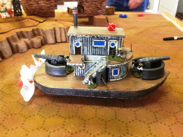 Hugh Sing's Austrian gunboat was quite a death dealer at Fix Bayonets