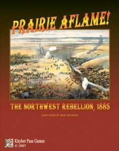 Prairie Aflame, designed by Mark Woloshen for Khyber Pass Games is now available as Northwest Rebellion from Legion Games.  Not many games published on the Riel Rebellion of 1885, but this looks interesting. 