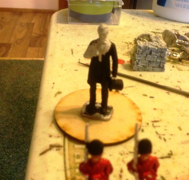Imrie Risley's Abraham Lincoln.  I've only just begun working on Abe.  Expect to see a finished version and more 54's as the year goes on. 