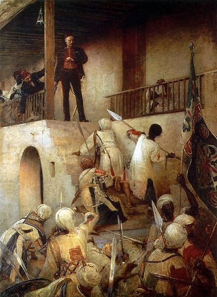 General Gordon's Last Stand by George W. Joy. 