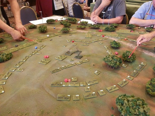 American Air cav under attack trying to hold the landing zone. Photo by Damond Crump
