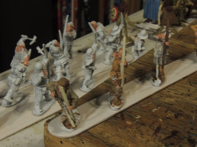 I also got started on the next twelve figures in the 24 figure unit.  Twelve figures at a time is usually about all I can manage at once without out bogging down.