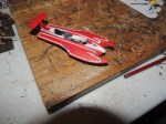 Lines, lines everywhere. The Weisfields is slow to paint because of the danged lining.  Trying to keep 'em straight, but not always successful. 